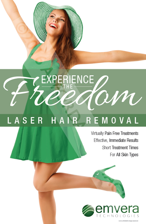 Laser Hair Removal - Freedom Banner - Cosmetic Marketing Store