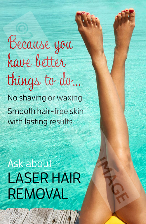 Laser Hair - Things To Do - Trifold - Cosmetic Marketing Store